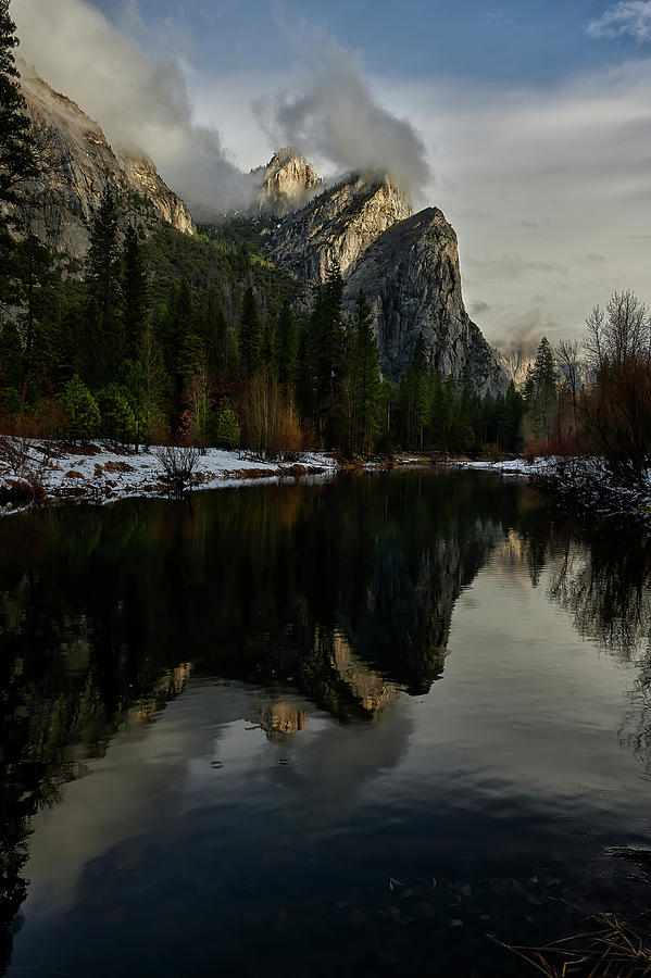 Yosemite National Park Photograph - Yosemite Brothers in the Distance by Jon Glaser