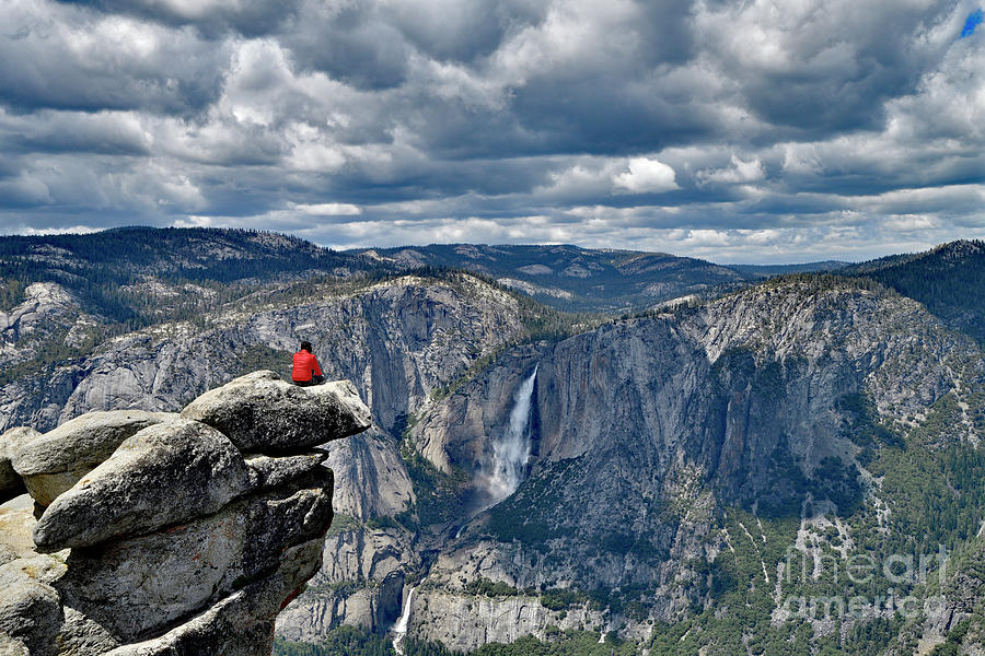Yosemite Fall View From Glacier Point Photograph by Amazing Action Photo Video