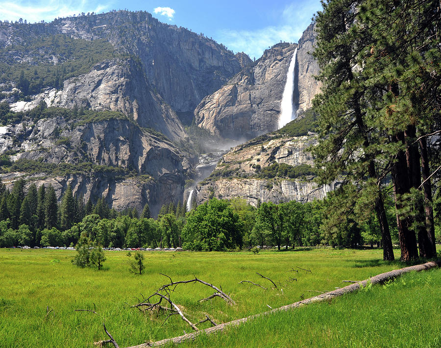 Yosemite Falls - A Landscape Photograph by James C Richardson