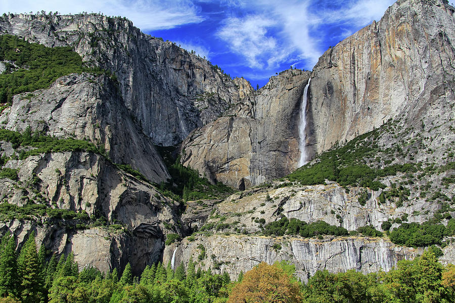 Yosemite Falls In Fall Photograph by David Toussaint