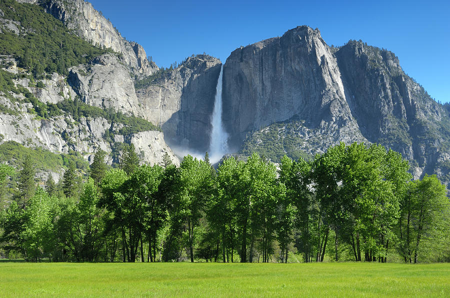 Yosemite Falls In The Springtime Photograph by Gomezdavid