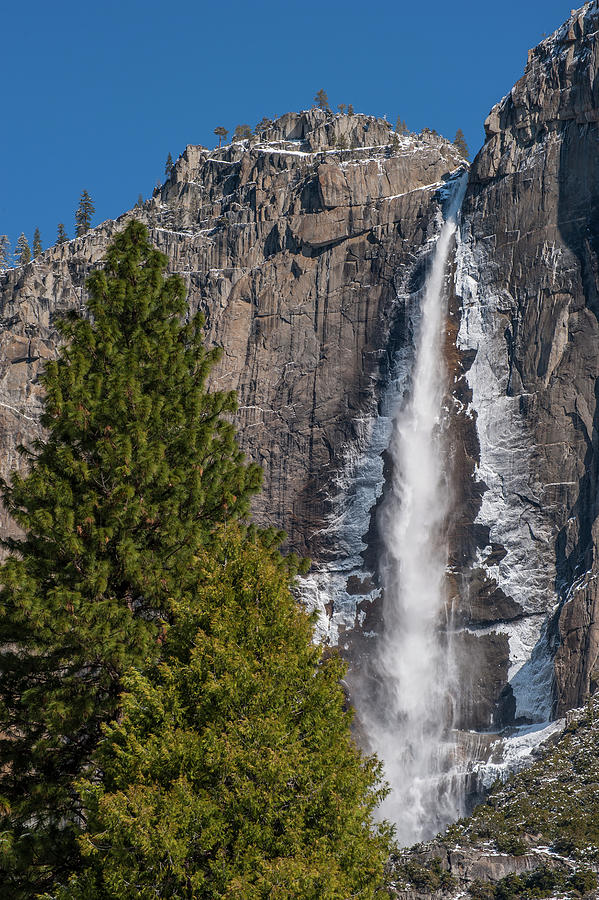 Yosemite Falls In Winter Photograph by Jeff Foott Yosemite Falls In Winter Photograph by Jeff Foott