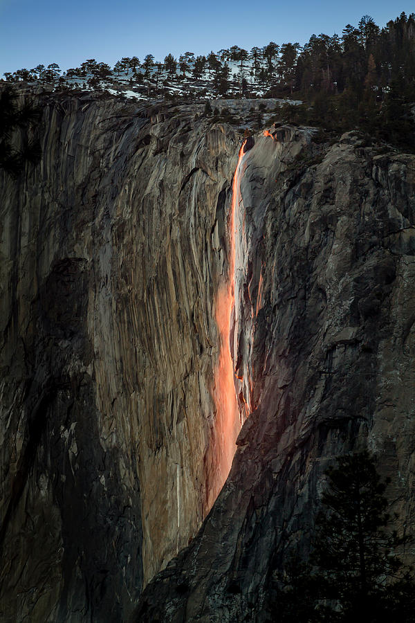 Yosemite Fire Falls Photograph by Gary Geddes