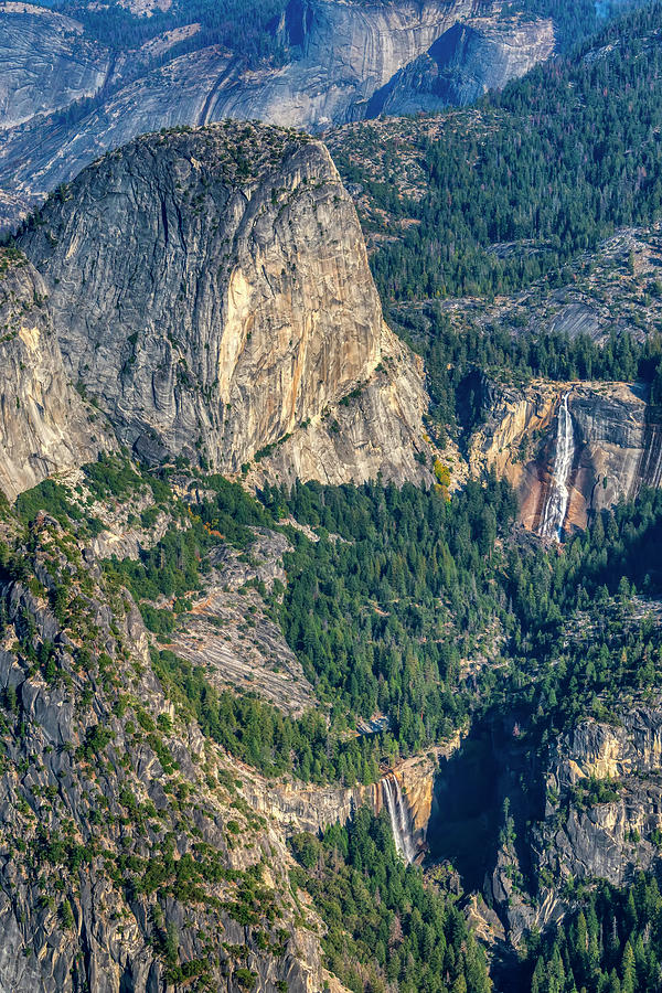 Yosemite Half Dome and Waterfalls CA_7R2_DSC2504_10082017 Photograph by Greg Kluempers