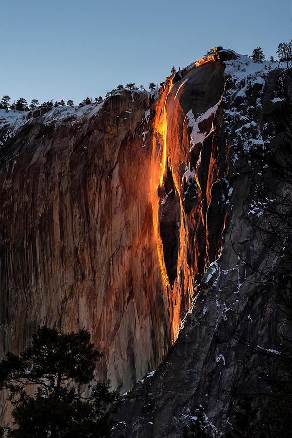 Yosemite Horsetail Fall also known as Firefall Photograph by Doug Holck