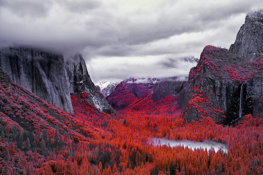 Yosemite In Red Photograph