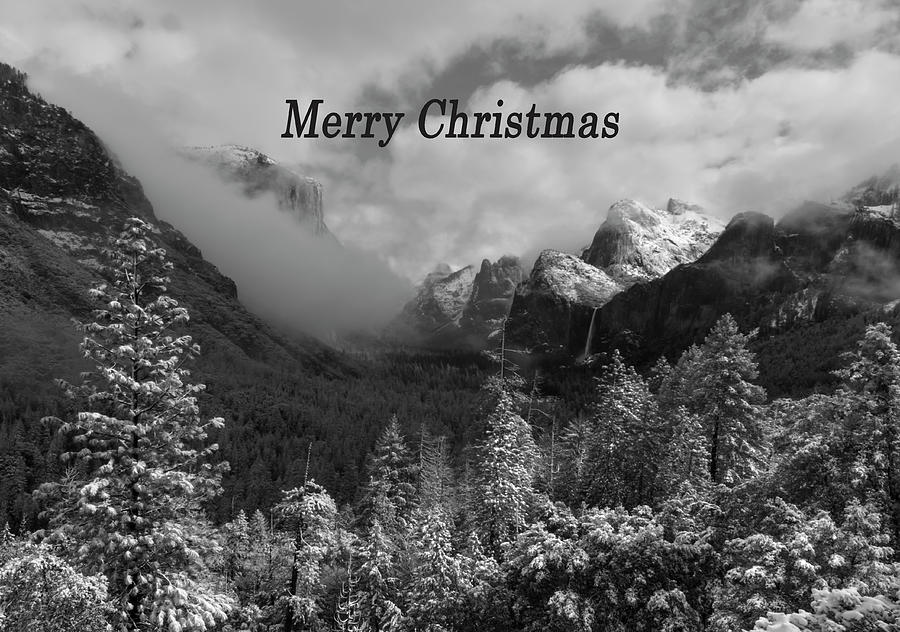 Yosemite Merry Christmas Photograph