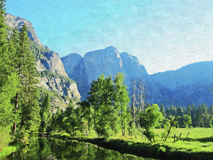 Yosemite National Park - 10 Painting by AM FineArtPrints