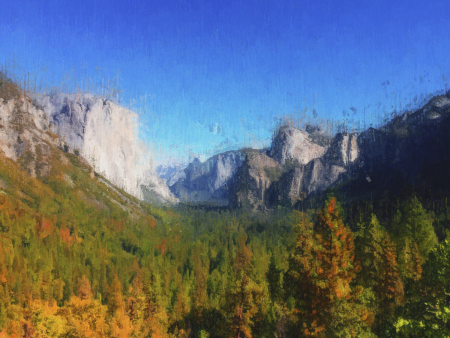 Yosemite National Park - 17 Painting by AM FineArtPrints