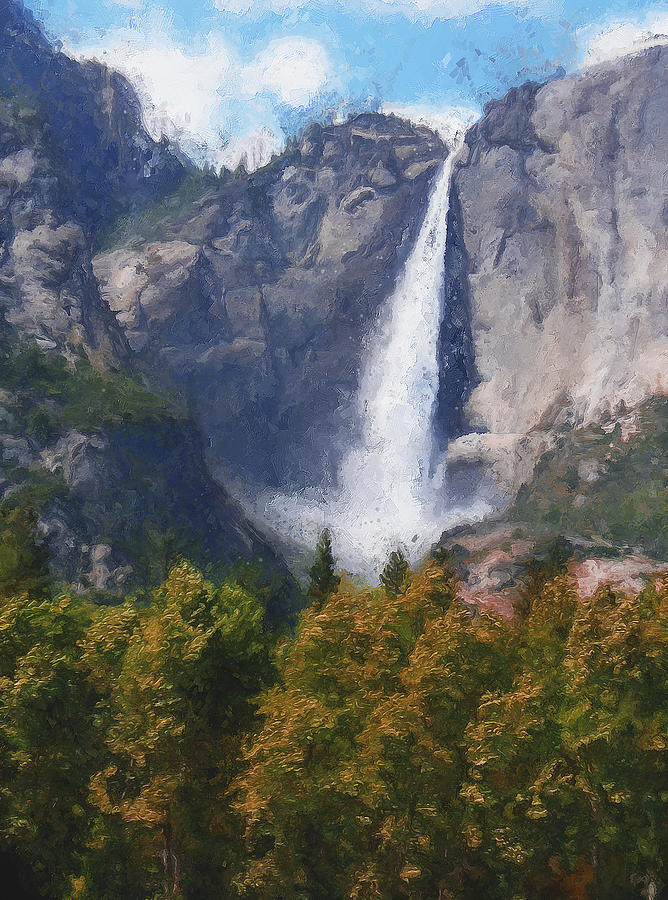 Yosemite National Park - 20 Painting by AM FineArtPrints