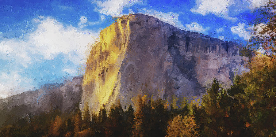 Yosemite National Park - 21 Painting by AM FineArtPrints