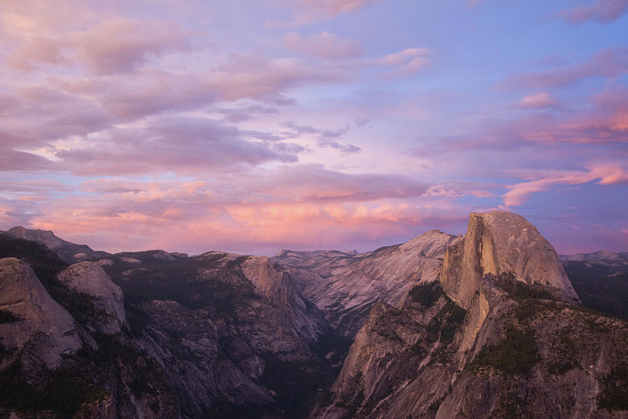 Yosemite National Park At Sunset Photograph by Jazle