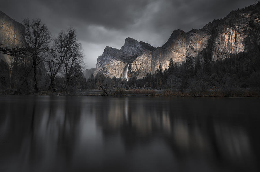 Yosemite Reflection Photograph by Larry Deng