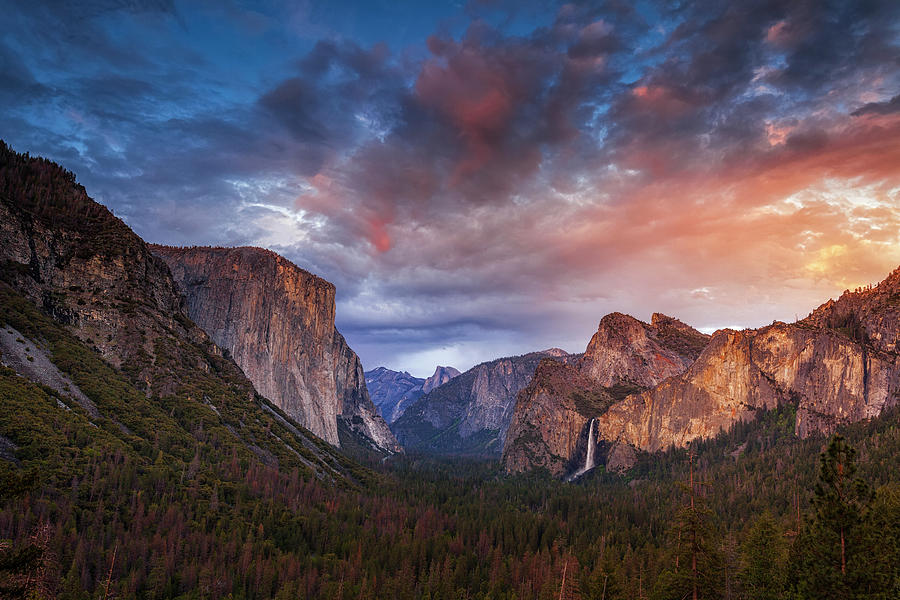 Yosemite Sunset View Photograph