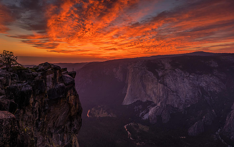 Yosemite Taft Point Photograph by Ning Lin