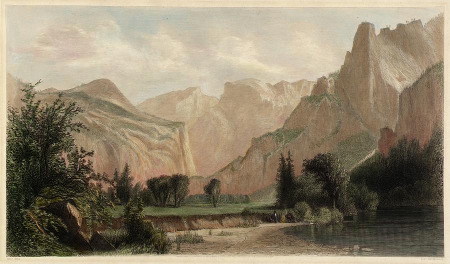 Yosemite Valley Painting By Robert Hinshelwood Fine Art America