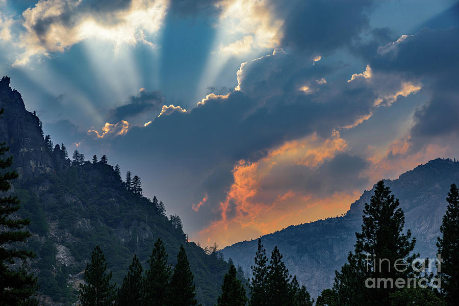 Yosemite Valley Sunset Photograph by Jeff Hubbard