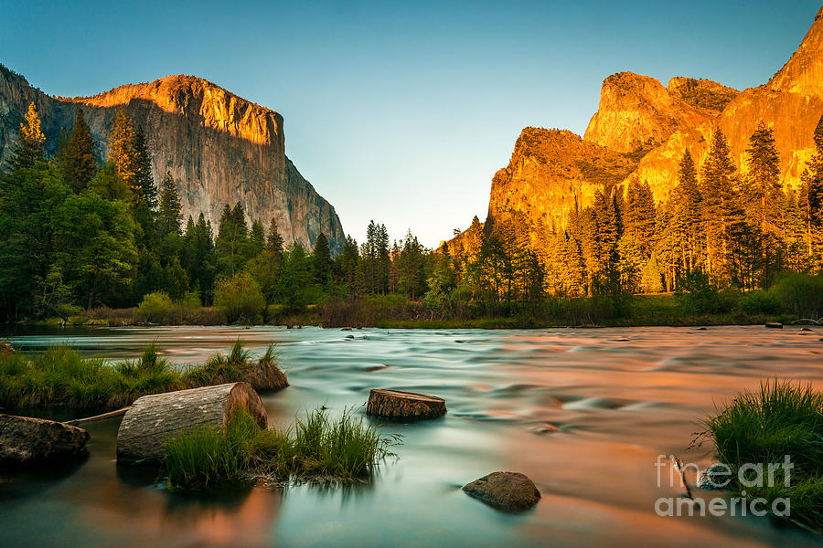 Sky Photograph - Yosemite Valley View Sunset by Mohamed Selim Sky Photograph - Yosemite Valley View Sunset by Mohamed Selim
