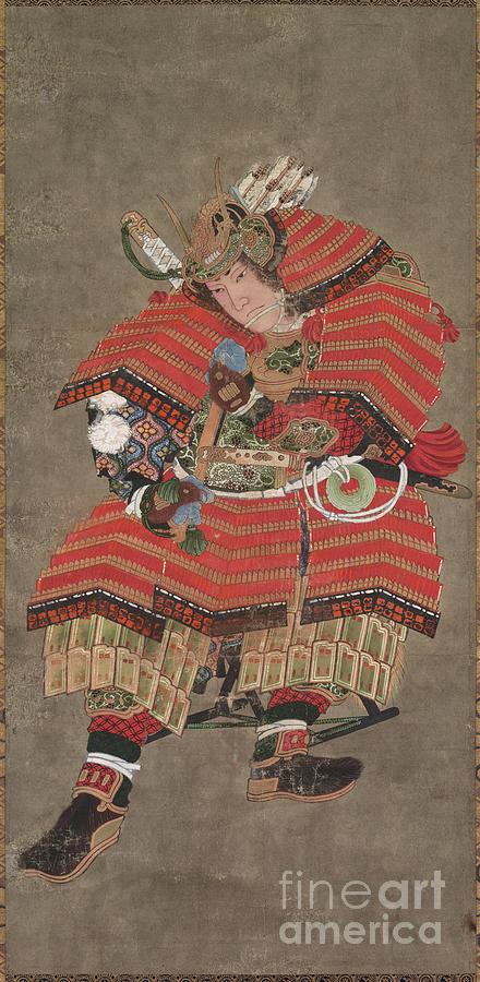 Yoshitsune As A Warrior Drawing by Heritage Images