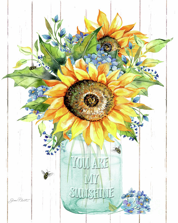 You Are My Sunshine B Painting by Jean Plout