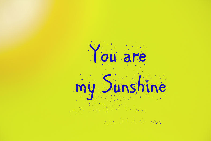 You Are My Sunshine Digital Art by Jan Garcia