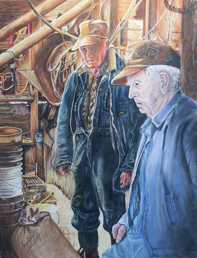 You Been Farming Long Painting by Charlotte Hastings