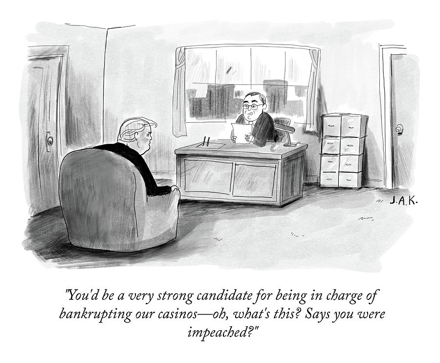 You Were Impeached Drawing by Jason Adam Katzenstein You Were Impeached Drawing by Jason Adam Katzenstein