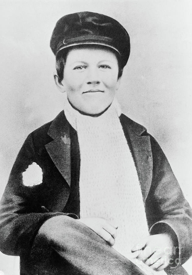 Young Alva Edison In His Railway Uniform Photograph by Bettmann