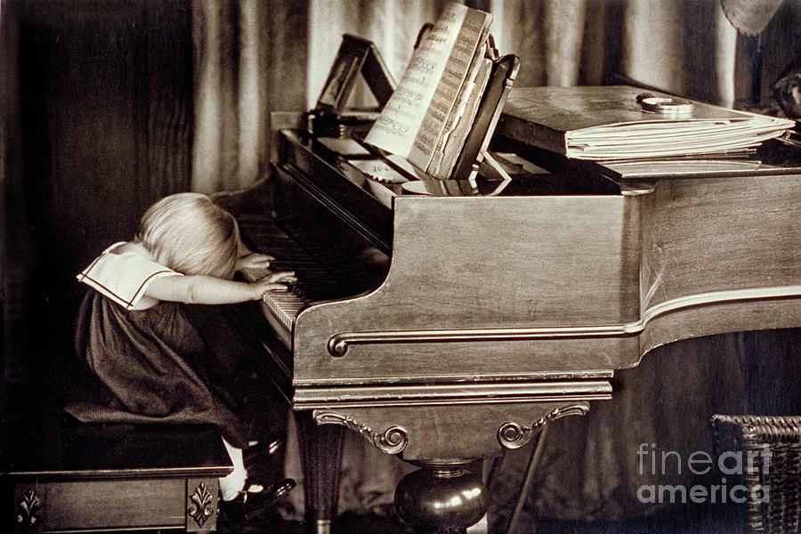Piano Photograph - Young Beethoven, 1991 by Michael Ziegler Piano Photograph - Young Beethoven, 1991 by Michael Ziegler