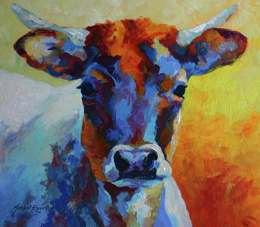 Farm Animals Painting - Young Blood by Marion Rose
