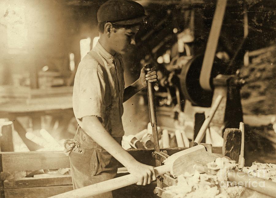Young Boy In A Workshop C.1936 Photograph by Lewis Wickes Hine