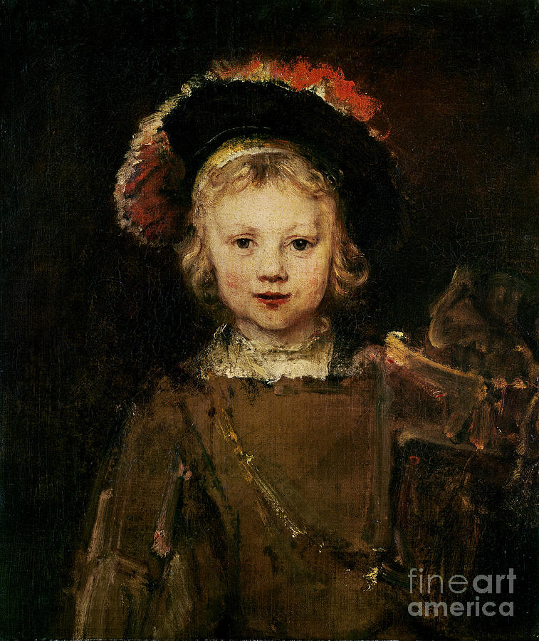 Rembrandt Painting - Young Boy In Fancy Dress, C.1660 by Rembrandt  by Rembrandt