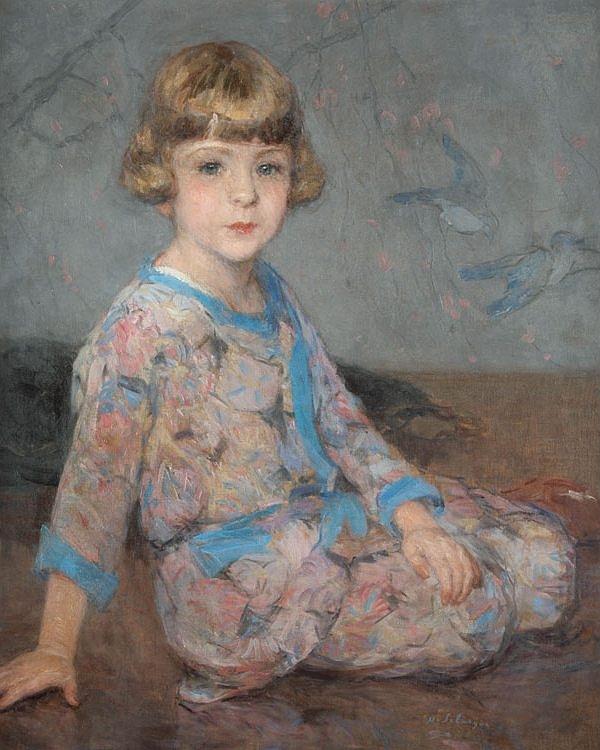 Young Boy In Kimono Painting