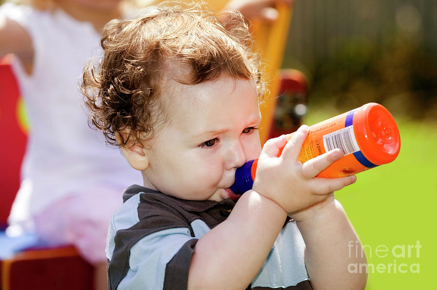 Toddler Drinking Bottles In Fun Illustrations