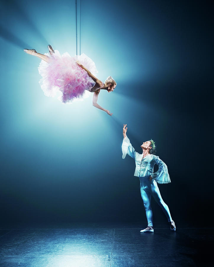 Young Couple Performing Ballet Photograph by Henrik Sorensen