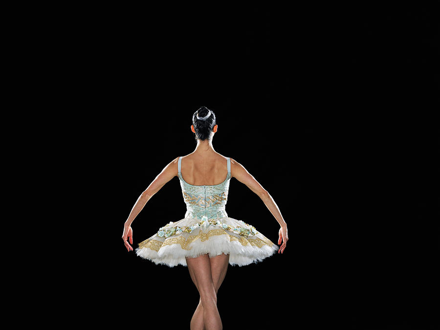 Young Female Ballerina, Rear View Photograph by Thomas Barwick