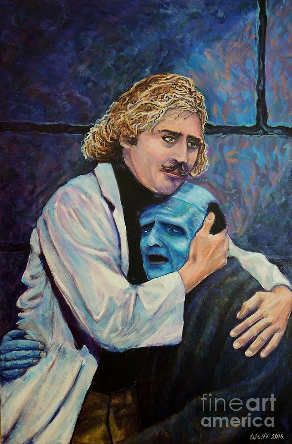Young Frankenstein Painting - Young Frankenstein by Paul Wolff