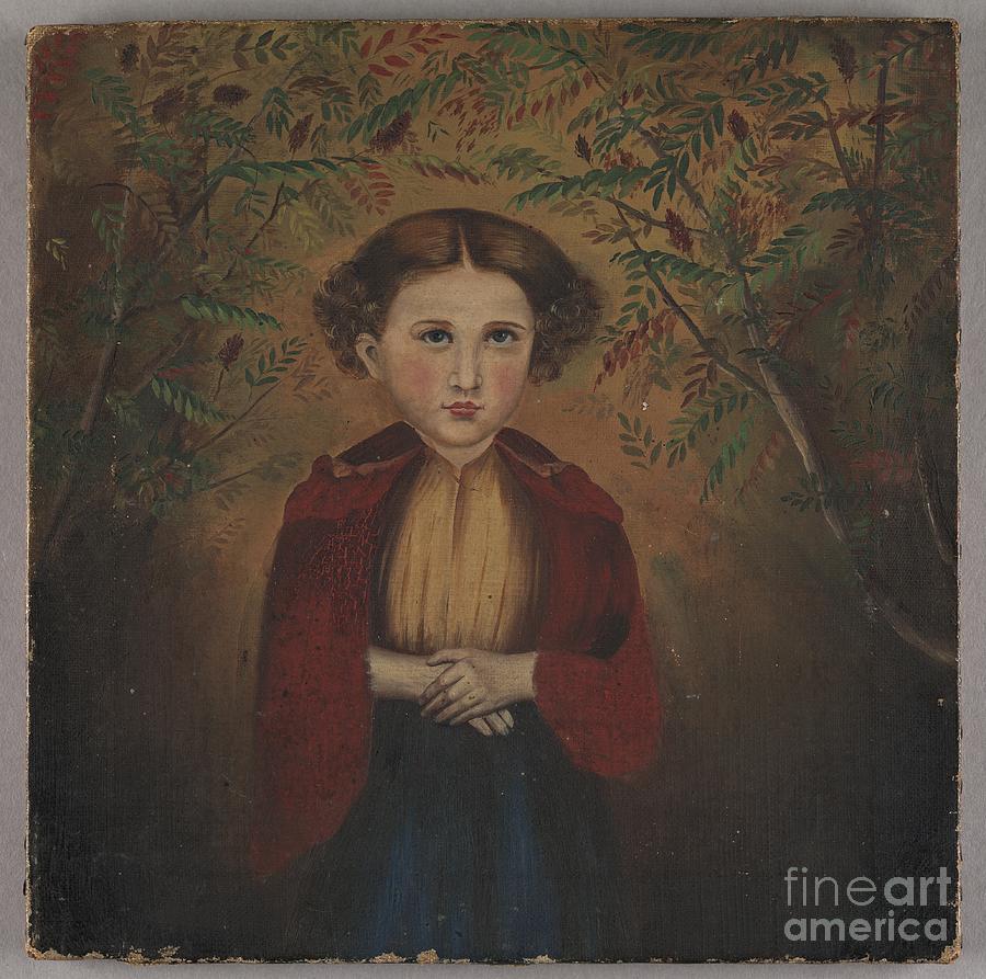 Young Girl Painting by American School - Fine Art America