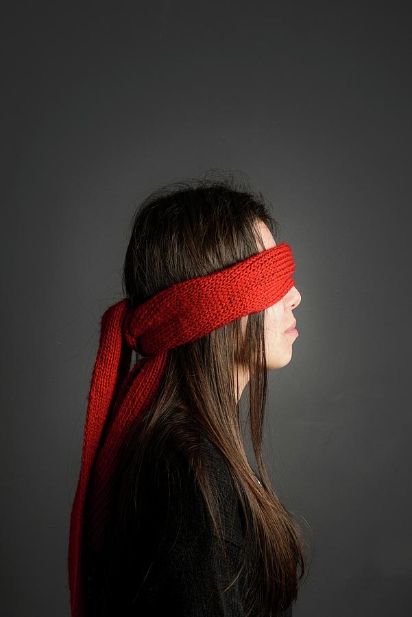 Young Girl With Long Dark Hair Photograph by Ianni Dimitrov - Fine Art ...