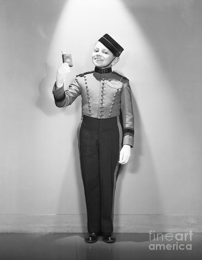 Young Johnny Bellhop In Philip Morris By Bettmann