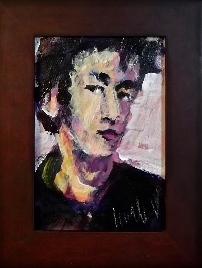 Young Lennon Painting by Les Leffingwell