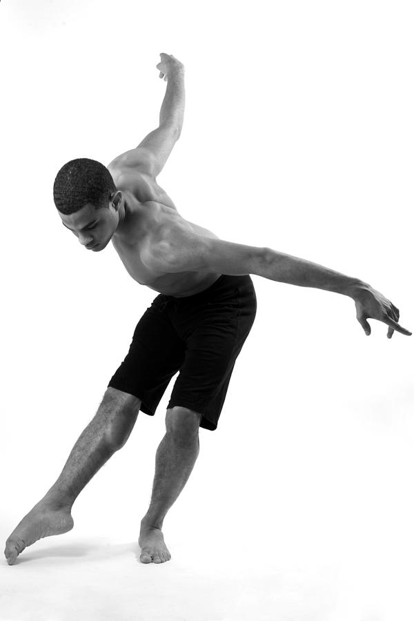 Young Male In Dancer Position Photograph by Michael Rowe