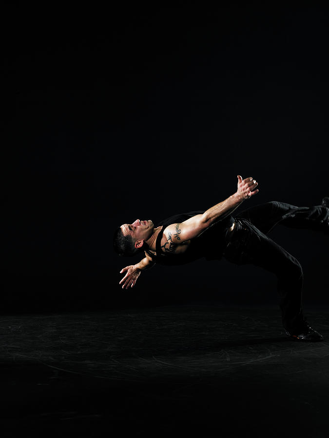 Young Man Breakdancing, Side View Photograph by Thomas Barwick Young Man Breakdancing, Side View Photograph by Thomas Barwick
