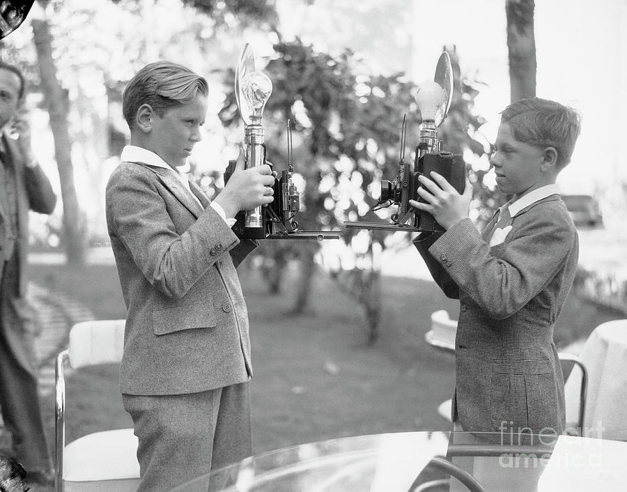Young Mickey Rooney And Jackie Cooper Photograph by Bettmann
