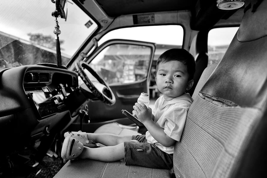 Young Passenger Photograph by Kieron Long