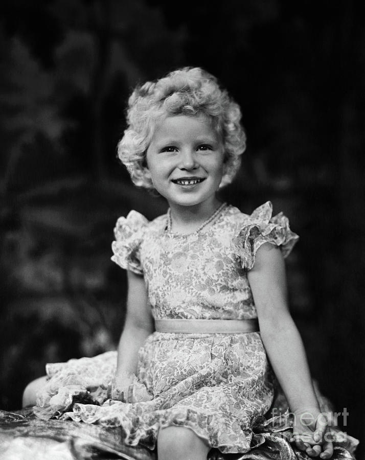 Celebrity Photograph - Young Princess Anne by Bettmann