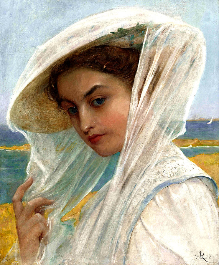 Молодая женщина картина