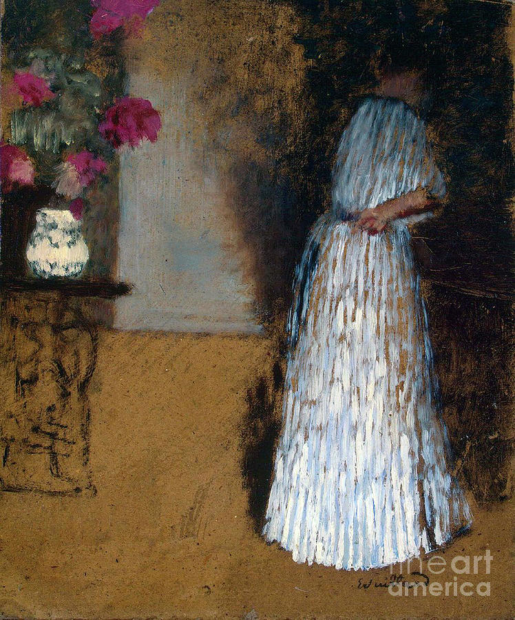 Young Woman In A Room, 1892-1893 Drawing by Heritage Images