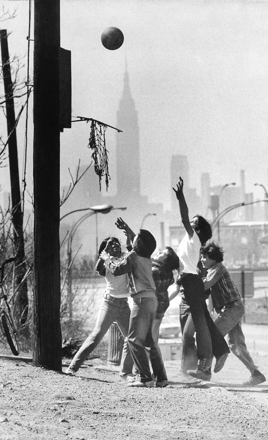 Youngsters In A Vacant Lot In Maspeth Photograph by New York Daily News Archive