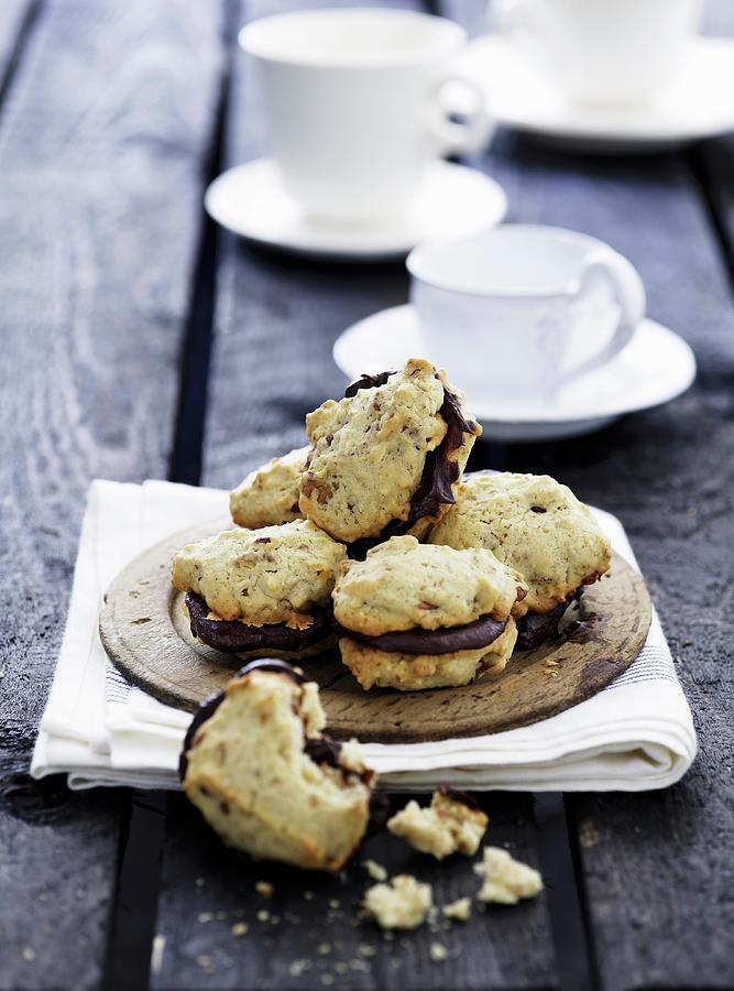Your Food - 8 Brilliants Biscuits From One Basic Dough - Pecan Photograph by Mikkel Adsbl
